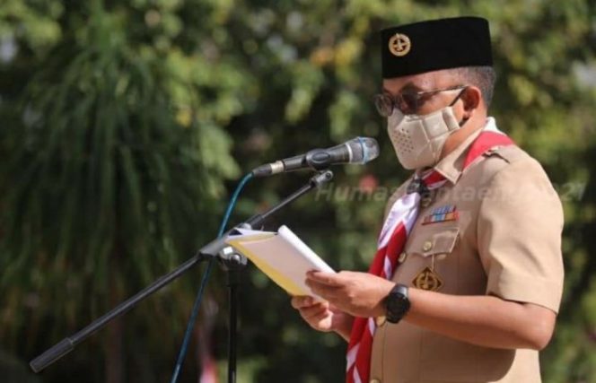 					Bupati Bantaeng Pembina Upacara Peringatan Hari Pramuka ke-60