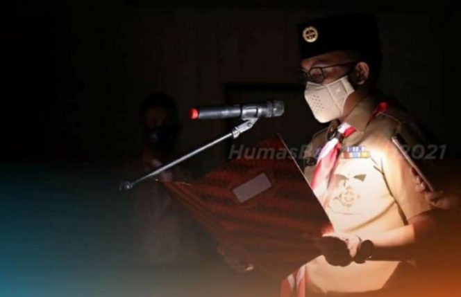 					Malam Renungan dan Ulang Janji Hari Pramuka, Ilham Azikin Pesan Tingkatkan Persatuan