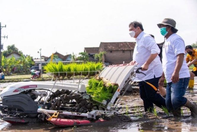 					Hari Tani , Menko Airlanga Hartato : Semoga Petani semakin maju dan Sejahtera