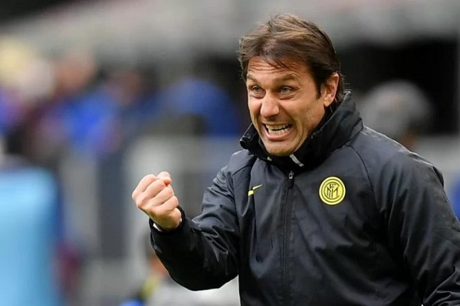 					Antonio Conte saat masih melatih Inter Milan ketika pertandingan melawan Cagliari di San Siro, Milan, Italia, pada 11 April 2021. (REUTERS/Daniele Mascolo)