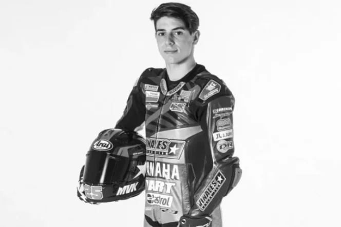 					Pebalap muda Spanyol Dean Berta Vinales yang tewas setelah terlibat kecelakaan dalam ajang balap motor Supersport 300 di Sirkuit Jerez, Spanyol, Sabtu (25/9/2021). (worldsbk.com)