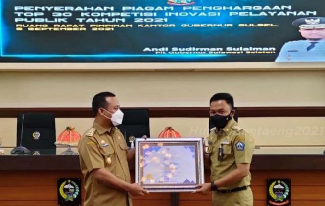 					Raih Lima Penghargaan Top 30 Layanan Publik, Plt Gubernur Akui Peran Ilham Azikin