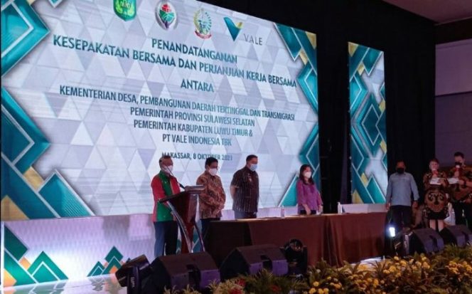 					MoU PT Vale-Pemprov, Wacanakan Rp1 Miliar untuk Satu Desa di Luwu Timur