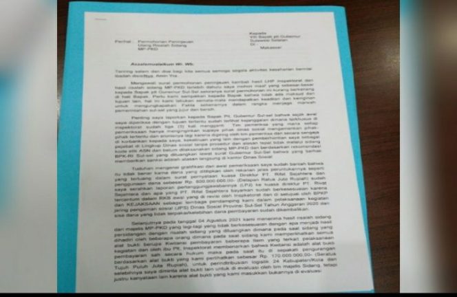 					Merasa Terzalimi, Kasmin Minta Keadilan ke Plt Gubernur atas Dugaan Kasus Paket Bansos