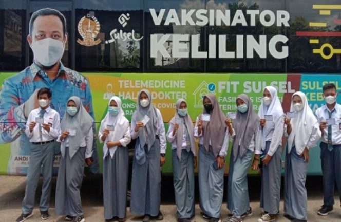 					Cegah Penyebaran Covid-19, Mobile Vaccinator Sasar 1.500 Pelajar di Jeneponto