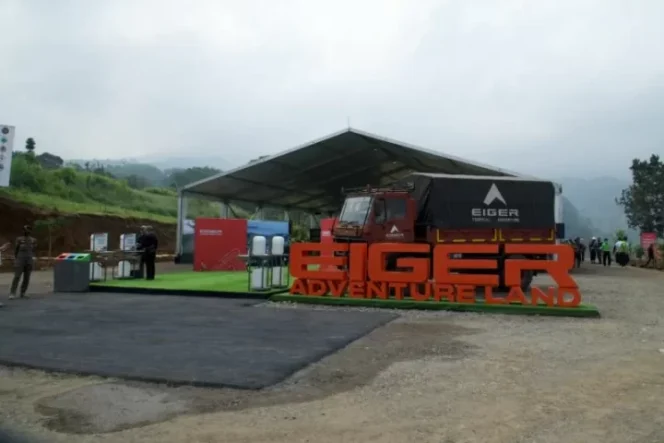 					Lokasi EIGER Adventure Land di kaki Gunung Gede Pangrango. (ANTARA/HO/Eiger)