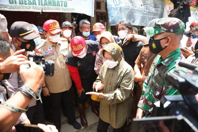 					Menteri Sosial Tri Rismaharini saat berkunjung ke Luwu beberapa waktu lalu.