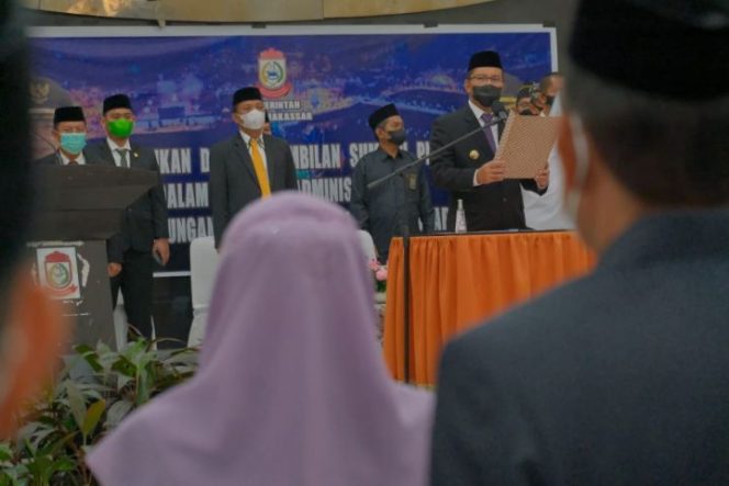 					Pimpinan DPRD Makassar Hadiri Pelantikan Pejabat Eselon III