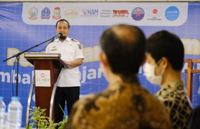 					Plt Gubernur Resmikan Program Kembali Belajar Dengan Aman, Diinisiasi Unicef