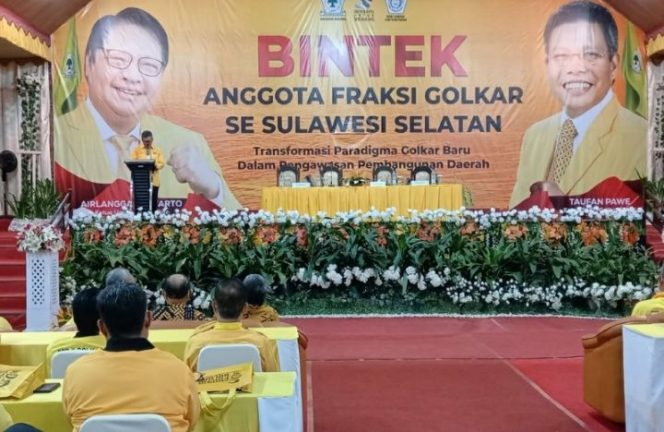 					Bintek Anggota Fraksi Golkar Se-Sulsel, TP Tegaskan Paradigma Arah Baru