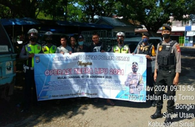					Ops Zebra, Satlantas Polres Sinjai Kembali Imbau Tertib Berlalu Lintas dan Patuhi Prokes