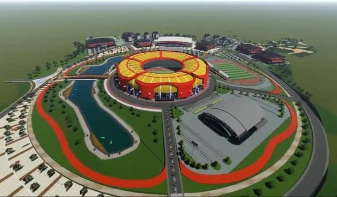 					Masterplan Stadion Baru Berbentuk Rafflesia, Gubernur Rohidin: Sesuaikan dengan Keuangan Daerah