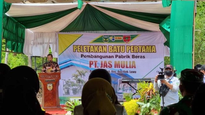 					Pabrik Beras Dibangun di Bua, Basmin: Lahan Pertanian di Luwu 40 Ribu Hektar
