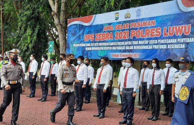 					Polres Luwu Gelar Operasi Zebra Mulai Hari Ini hingga 28 November