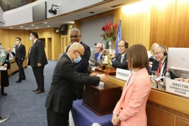 					Duta Besar untuk Inggris Raya dan Irlandia sekaligus Wakil Tetap RI untuk IMO, Desra Percaya. ANTARA/HO-KBRI London.