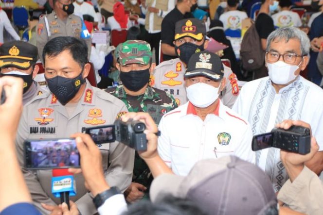 					Wakil Bupati Gowa Apresiasi Dukungan Polri Percepat Cakupan Vaksinasi