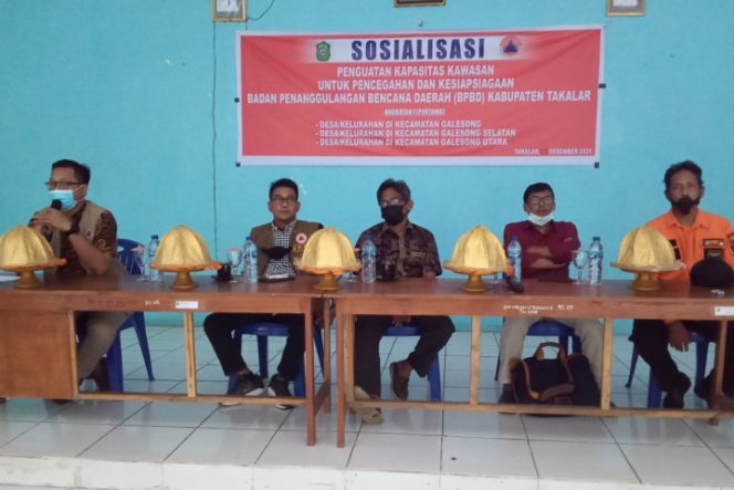 					Sosialisasi Penguatan Kapasitas Kawasan untuk Pencegahan dan Kesiapsiagaan Bencana. (Foto: Dok. BPBD Takalar). 