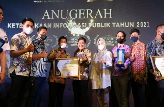 					Anugerah Keterbukaan Informasi Publik 2021, Bantaeng Duduki Peringkat Pertama
