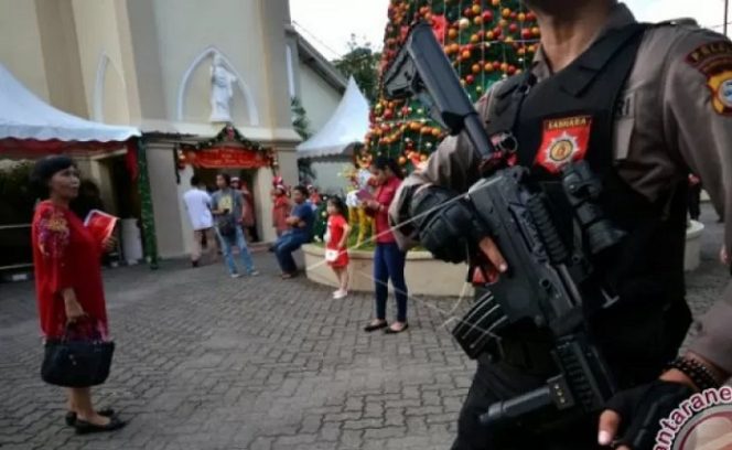 					Ilustrasi - pengamanan malam natal (antarafoto)