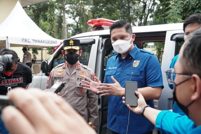 					Ketua KNPI Sulsel Andi Muhammad Arham Basmin Mattayang.