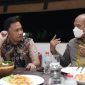 Bupati Bantaeng Ilham Azikin (Kiri) menghadiri malam ramah tamah Kajari Bantaeng. (Foto: Humas Pemkab Bantaeng).