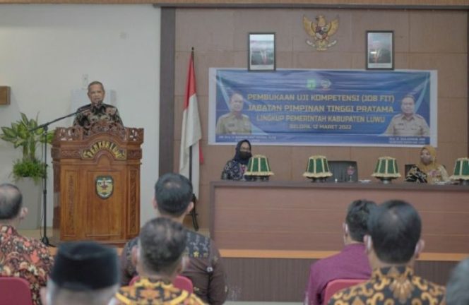 					27 Pejabat Pemkab. Luwu Ikuti Uji Kompetensi Pejabat Pimpinan Tinggi Pratama