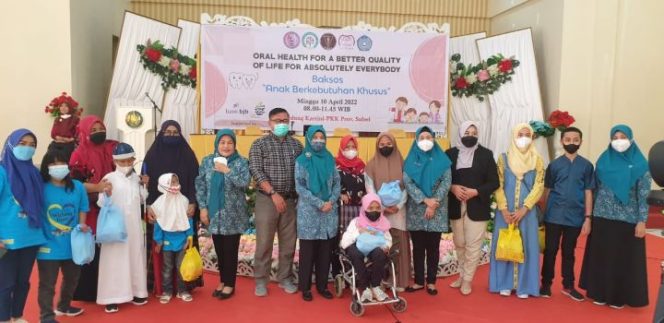 					ISSCD Gandeng PKK Sulsel Gelar Pemeriksaan Gigi dan Mulut Individu Berkebutuhan Khusus