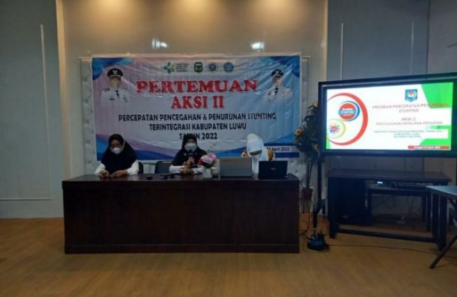 					Dinkes dan Bapelitbangda Adakan Pertemuan Finalisasi Konvergensi Penanganan Stunting di Luwu