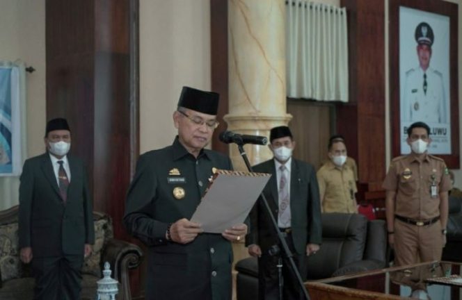 					Basmin Minta Tingkatkan Kinerja dan Kepekaan Sosial saat Lantik 30 Pejabat Baru