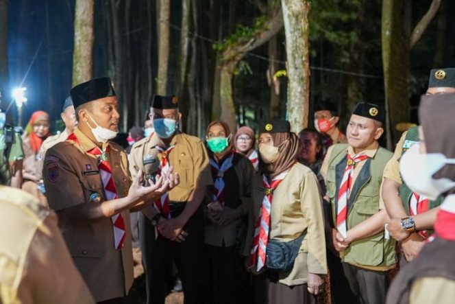 					Gubernur Andalan Kemah Bersama Pramuka Saka Bakti Husada, Tekankan Hal Ini