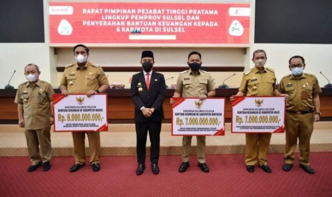 					Gubernur Sulsel Bagi-bagi Anggaran ke Daerah Puluhan Miliar, Gowa Rp 12,4 M