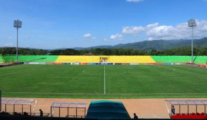 					Tampilan Stadion GBH Parepare Jelang Laga PSM Vs Bali United