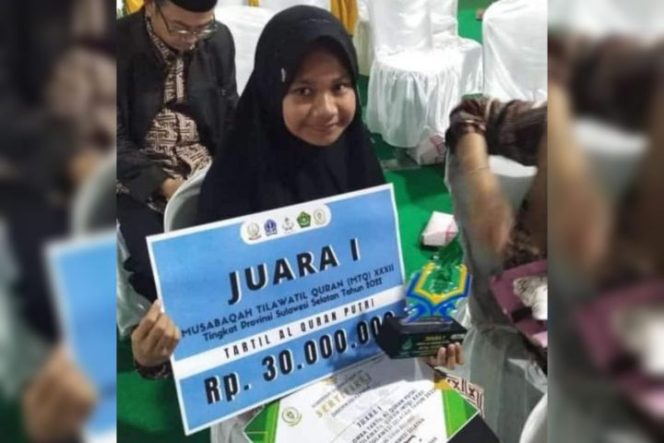 					MTQ Sulsel Ke XXXII, Juara Pertama Dapat Hadiah Rp 30 Juta