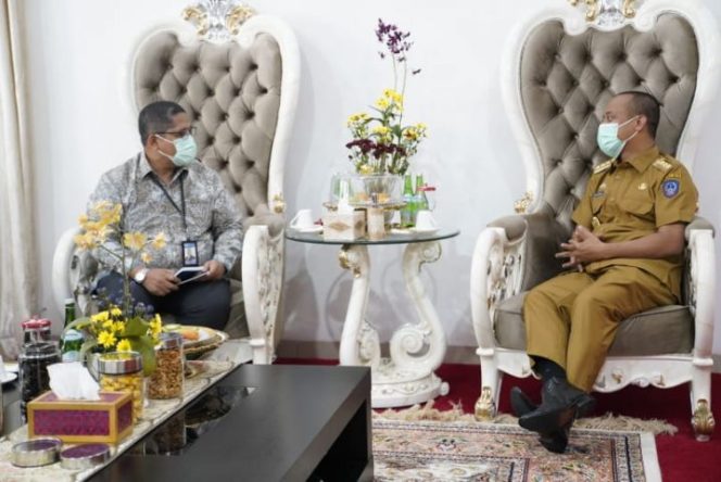 					Kepala Bi Sulsel Causa Iman Karana temui Gubernur Sulsel Andi Sudirman Sulaiman (Ist)