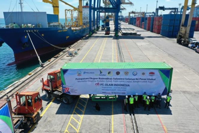 					Sulsel Lepas Ekspor Komoditas Unggulan Senilai Rp. 648,6 Miliar