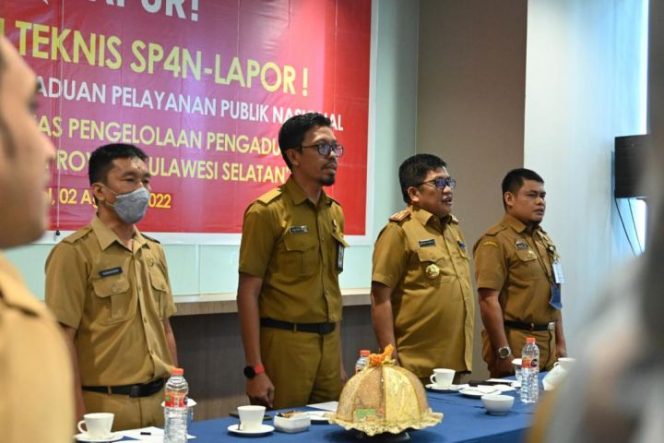 					Bimtek Operator SPAN LAPOR! OPD Lingkup Pemprov Sulsel (Ist)