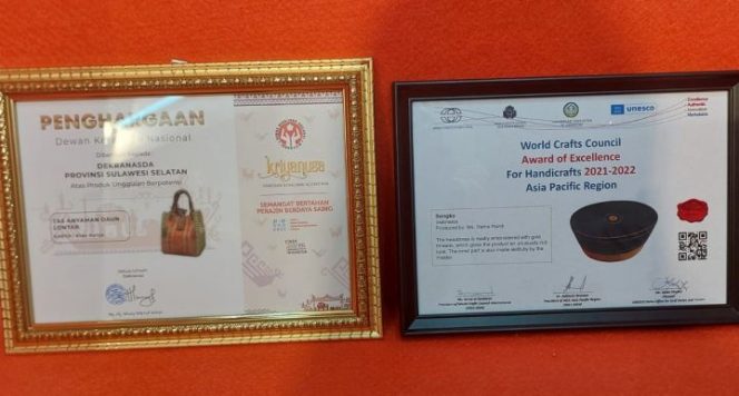 					Penghargaan Dekranasda (Ist)