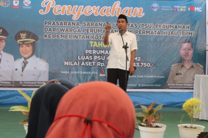 					Ketua DPRD Rudianto Lallo Hadiri Penyerahan PSU Perumahan BPH Makassar