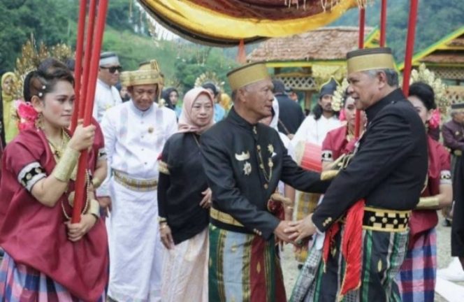 					Hadiri Upacara Pengukuhan Adat, Basmin Titip Pesan ini