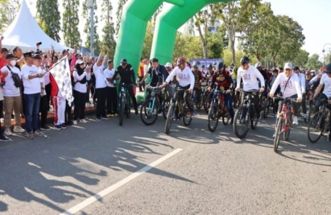 					HUT Lantas ke 67, Polres Luwu Gelar Festival Layang Layang dan Funbike