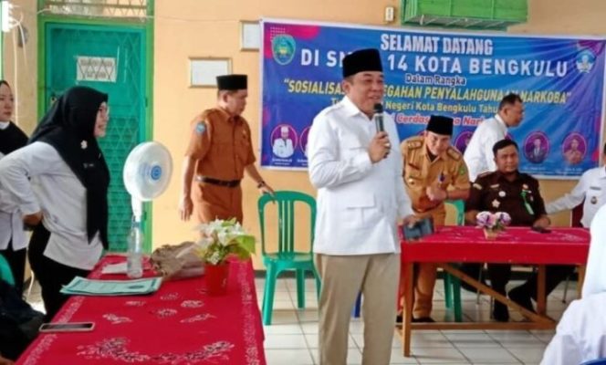 					DPRD Kota Bengkulu Hadiri Dan Dukung Sosialisasi Pencegahan Penyalahgunaan Narkoba Di Kalangan Pelajar