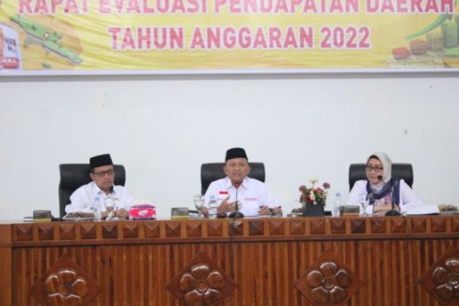 					Kejar Target Akhir Tahun, Pemprov Bengkulu lakukan Evaluasi Pendapatan Daerah 2022