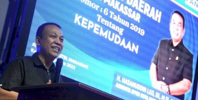 					Hasanuddin Leo Ajak Pemuda Makassar Berkontribusi untuk Pembangunan