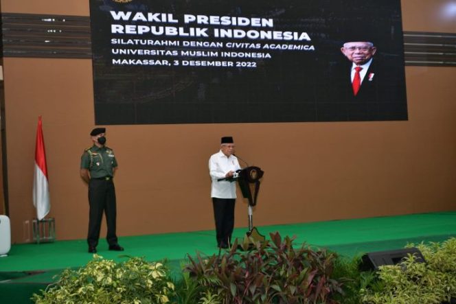 					Wapres RI KH. Ma'ruf Amin saat berkunjung di UMI Makassar (Ist)