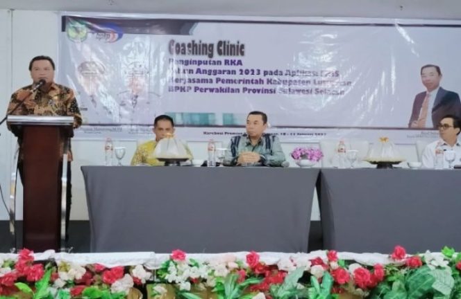 					Sekda Luwu Buka Coaching Clinic Penginputan RKA 2023 bagi Tenaga Keuangan Daerah