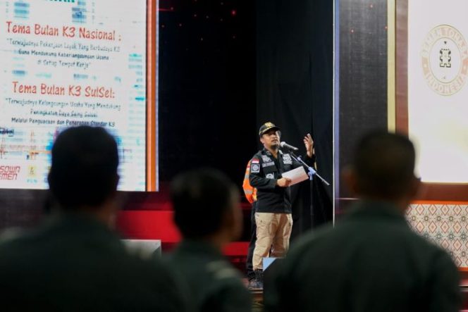 					Gubernur Sulsel Pimpin Apel Bulanan K3 Perusahaan