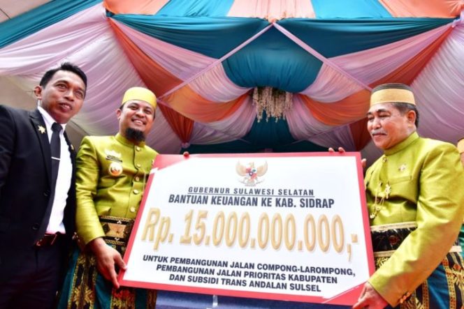 					Pemprov Sulsel Hibah Rp 15 M di Hari Jadi Sidrap