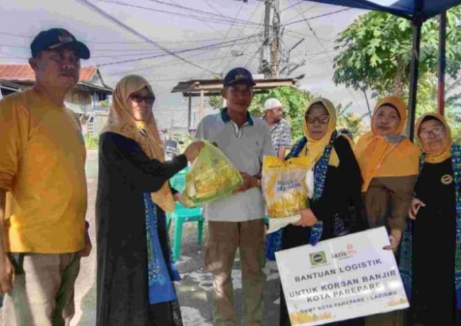 					BKMT Kota Parepare salurkan bantuan untuk korban banjir (ist)