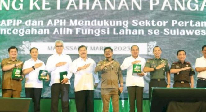 					Mentan Syahrul YL tolak alih fungsi lahan pertanian (ist)