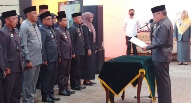 					Pelantikan Pejabat lingkup Pemkot Parepare di Rujab Wali Kota (ist)